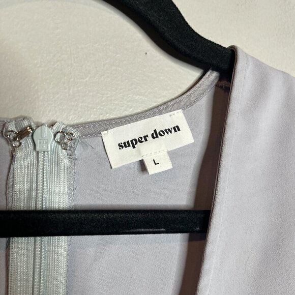 NWT Superdown Aritzia Rayhana High Slit Dress in Lavender - Picture 4 of 5